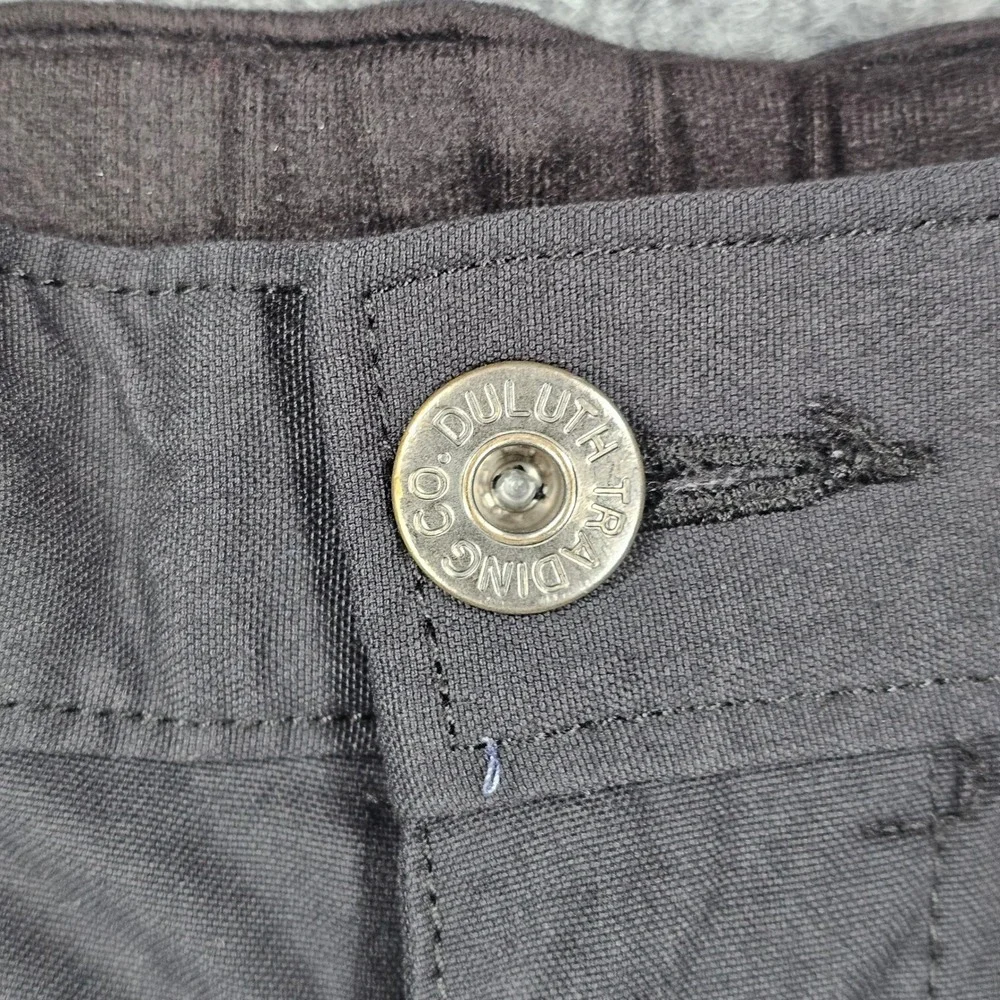 Duluth Trading Co Dry on the Fly Cargo Shorts Men's Medium Black 10